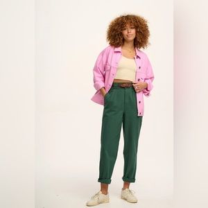 Lucy & Yak - Addison Tapered Jeans, Organic Twill, Green